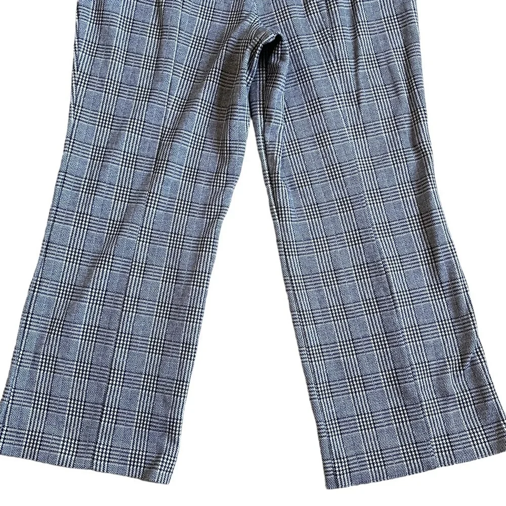 Lane Bryant Women’s Plaid Houndstooth Pull On Pants Plus Size 18/20 Stretchy